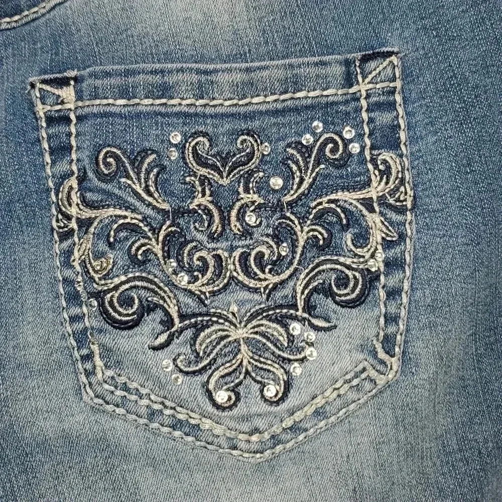 Lane Bryant Cuffed Blue Jean Shorts Size 14 - Picture 10 of 14